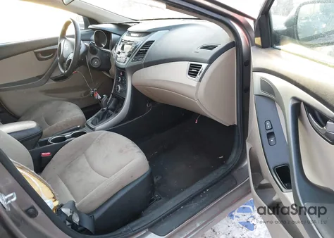 2014 Hyundai Elantra Se from USA, damaged, VIN 5NPDH4AE7EH511209